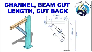 How to cut channel and beam any degree. चैनल आवर बीम डिग्री कैसा काटेंगे