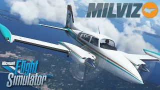 Milviz Cessna 310R - Early Preview! - MSFS 2020