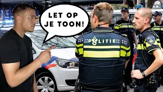 Tegen POLITIE zeggen LET OP JE TOON PRANK!