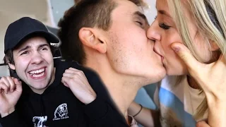 REACTING TO ROOMMATES CRINGEY MAKEOUT!!