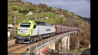 Trenes Captrain, Renfe y ALSA  29 diciembre 2022 y 11 enero 2023