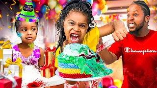 JEALOUS SIBLINGS RUIN SURPRISE BARBIE BIRTHDAY PARTY MOVIE 🥳 | LAIYFACE