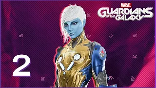 GUARDIANS OF THE GALAXY PS4 Gameplay Walkthrough Part 2 - NOVA CORPS, KO-REL, NIKKI (+ Timestamps)