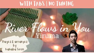River Flows in You - Yiruma | Kalimba Cover With Tabs | No Tuning