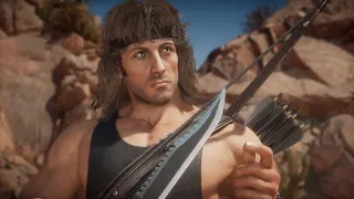 MK11 Rambo Gameplay Trailer Mortal Kombat 11 (2020) Sylvester Stallone