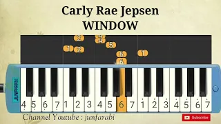 Carly Rae Jepsen - WINDOW - pianica tutorial