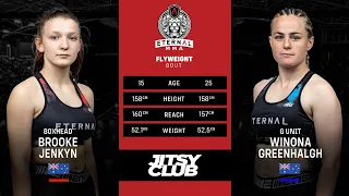 ETERNAL 70 - BROOKE JENKYN VS WINONA GREENGALGH - WMMA FIGHT VIDEO