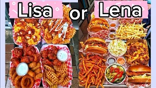 LISA OR LENA CHALLENGE |||| SWEET AND SALTY FOOD EDITION ||| TASTY FOOD EDITION |||| WORLD QUIZ ||||