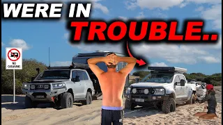 ROOKIE MISTAKE! 4x4 & offroad Caravanning Exmouth / Fishing & diving