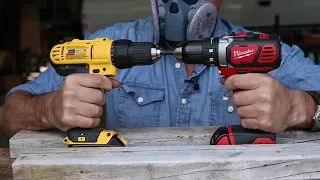 p2 Testing The Toughest Cordless Drills On AMAZON, dewalt vs milwaukee