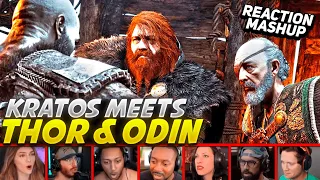 Kratos Meets Thor & Odin Reaction Mashup | God of War Ragnarok Reactions