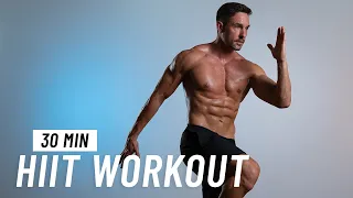 30 Min Fat Burning HIIT Workout - ALL STANDING - No Equipment, No Repeat