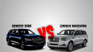 2023 Genesis GV80 vs Lincoln Navigator - Which is better