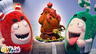 AT THE RESTAURANT | Fine Dining | BEST Oddbods NEW Episode Movie! | Funny Cartoons for Kids Marathon
