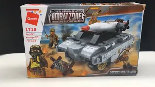 Lego Qman 1718 Combat Zone Emergency Missile Transfer - Unoffical Lego Speed Build Review