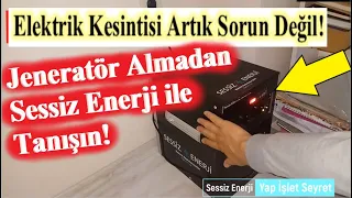 Sessiz Jeneratör Nasıl Çalışır? - Kaç saat Elektrik verir? #Elektrik #jeneratör #kendinyap