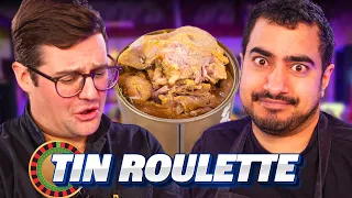 Chef vs Chef: Make a dish using 3 RANDOM tins | Tin Can Roulette