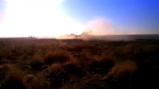 Сенсация    САУ ДНР ведут огонь   Pro russians artillery fires