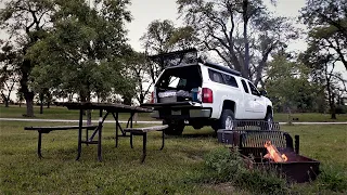 Dr. Pepper Bacon Baked Beans & Storm Damage - Solo Truck Camping