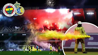 SAINT GILLOISE - FENERBAHÇE | Fenerbahce Fans In Brussels - Fenerbahçe taraftarları Belçika'yı yaktı