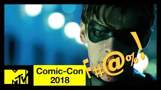 DC's TITANS: 'F*ck Batman' Reactions ft. 'Riverdale' Cast & More! | Comic-Con 2018 | MTV