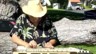 UNCLE KIKI PLAYS "WAIKIKI" ON HIS NATIONAL STEEL GUITAR AT VENTURA HARBOR