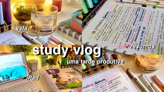 STUDY VLOG Produtivo | Estude comigo | Como eu estudo (narrado)
