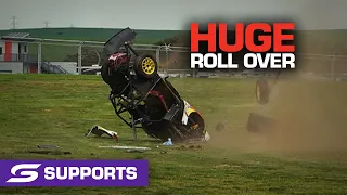 Aussie Racer shattered in HUGE roll over - OTR The Bend SuperSprint | Supercars 2022