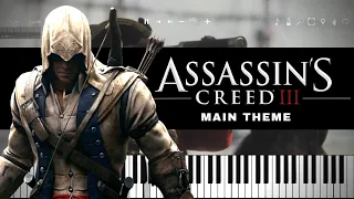 Assassin's Creed III (Main Theme) - Piano Tutorial