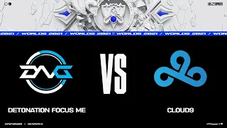 DMF vs C9 | Плей-ин Группы | Чемпионат Мира 2021 | DetonatioN FocusMe vs Cloud9