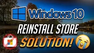 Reinstall Microsoft Store in Windows 10 [2024]