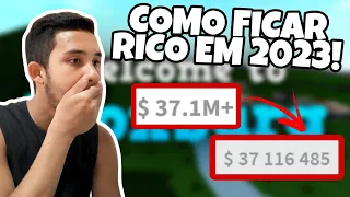 COMO FICAR RICO NO BLOXBURG EM 2023 - ROBLOX