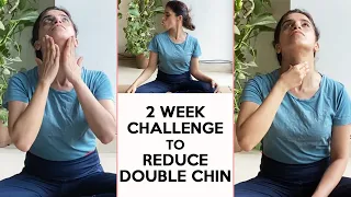 Yoga To Reduce Double Chin | Reduce Double Chin in 2 Weeks | Yoga With Mansi | Fit Tak