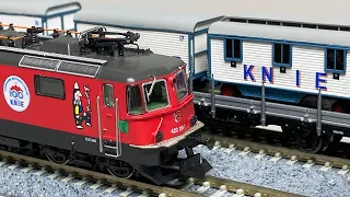 FLEISCHMANN SBB Re 420 (Re4/4) „Circus KNIE“ DCC-Sound Modellbahn Spur N 735094,825732