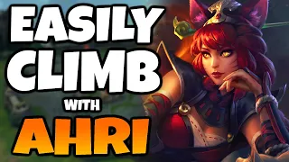 AHRI is INSANE for CLIMBING (Easy to play & AMAZING KIT) | 13.8 - League of Legends