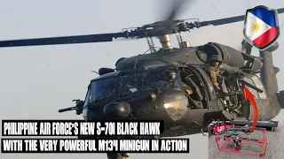 PAF Received M134D Gatling Guns for Their New S-70i Black Hawks from U.S.