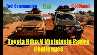 Toyota Hilux V Mitsubishi Pajero Challenges