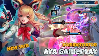 Aya New Skin "Commentator" Support Pro Gameplay | Arena of Valor Liên Quân mobile CoT