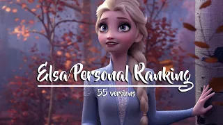 Elsa Personal Voice Ranking (55 versions)