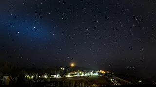 Time Lapse Of Night Sky