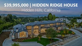 Brand new one-of-a-kind masterpiece on a beautiful 1.77 acre view lot in Hidden Hills, CA