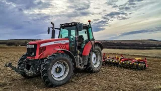 Simítozás 2022 Massey Fergusson 5465 + Helti Landroll 5200