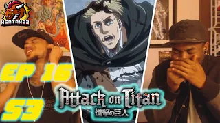 Attack On Titan Reaction - Season 3 Episode 16 - The GOAT!!!