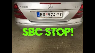 Mercedes E klasa W211: SBC STOP..