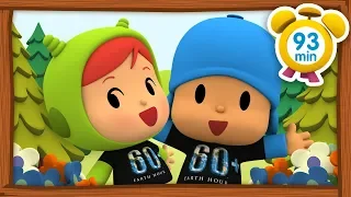 🌍POCOYO in ENGLISH: Save  the world EARTH HOUR [93 min] Full Episodes |VIDEOS and CARTOONS for KIDS