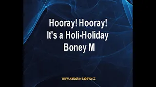 Hooray It´s a Holiday - Boney M Karaoke tip