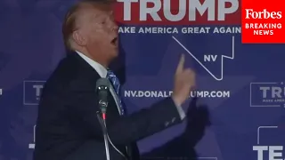 Trump Does Merciless Impression Of Biden Trying To Find Way Off Stage