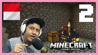 MINING PERTAMA KETEMU SPAWNER ?! - Minecraft PE | DESA KITA #2