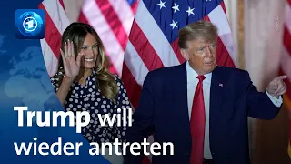 Trump will bei Präsidentschaftswahl 2024 wieder antreten