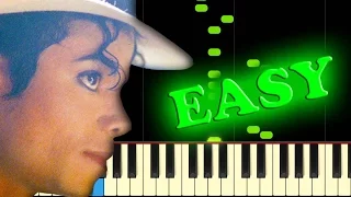 MICHAEL JACKSON - SMOOTH CRIMINAL - Easy Piano Tutorial